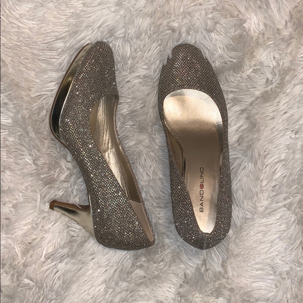 Bandolino glitter heels